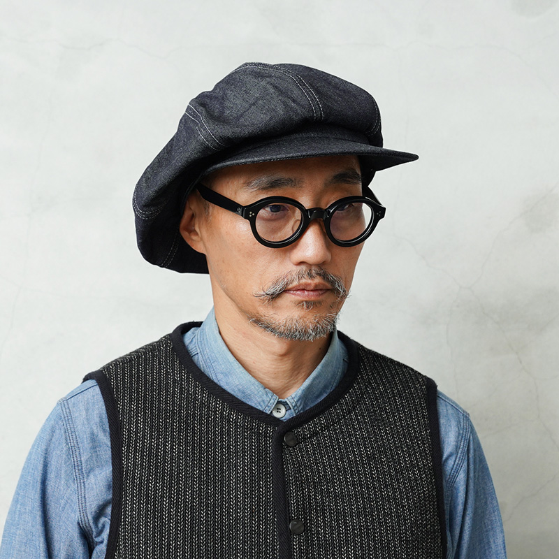 美品　格安　ミスターファットマン　キャスケット　日本製　帽子　mr.fatman Mr.FATMAN(ミスターファットマン)<BR>【Johnny Casquette