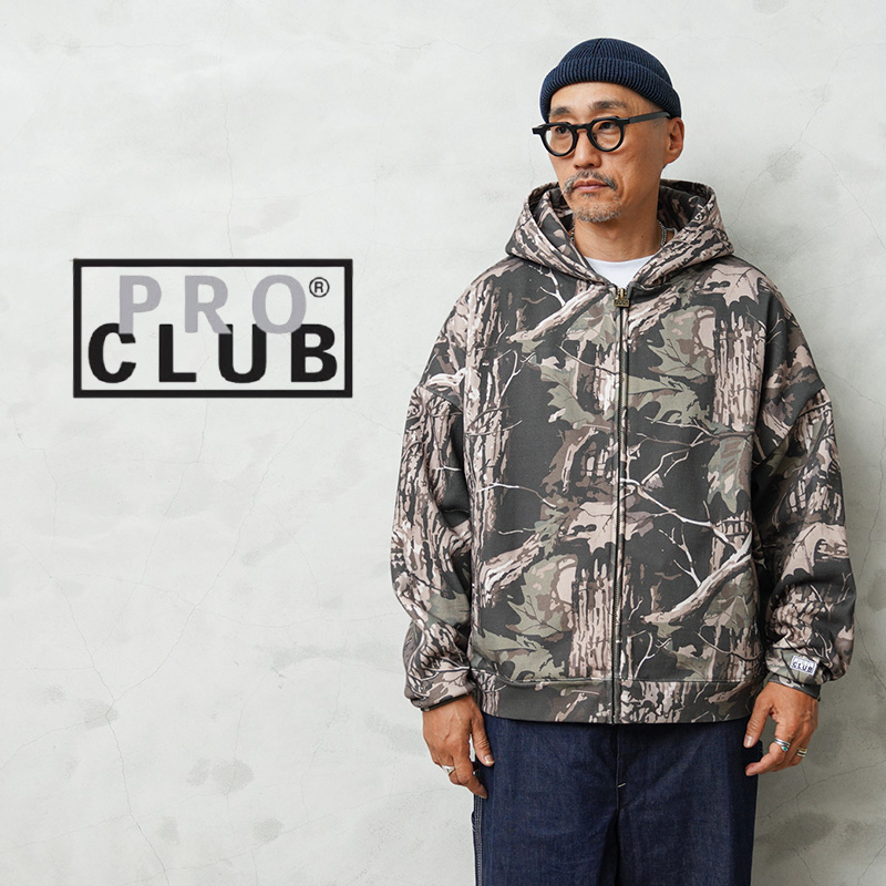 PRO CLUB（プロクラブ） 54PC0301 HEAVY WIDE ZIP UP ヘビーワイド