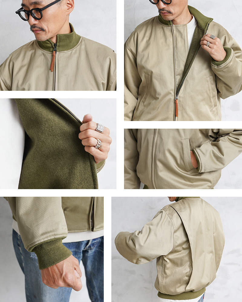 HOUSTON ヒューストン 5B-1X TANKERS JACKET（タンカース ジャケット）後期型 日本製 メンズ ミリタリージャケット アウター  ブランド 米軍【T】