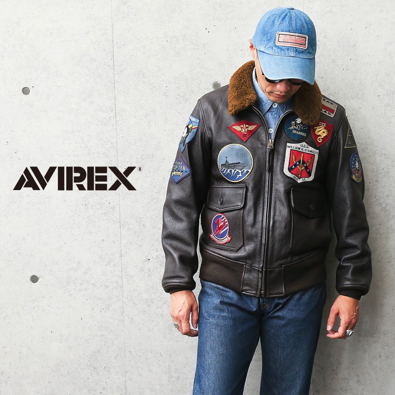 AVIREX アビレックス 6101063 ゴートスキンレザー G-1 フライト 