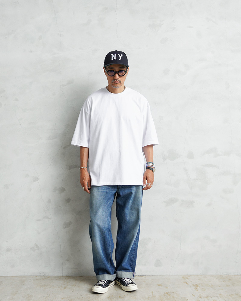 PRO CLUB（プロクラブ） 61PC0702 SOFT WIDE TAPERED SLEEVE TEE