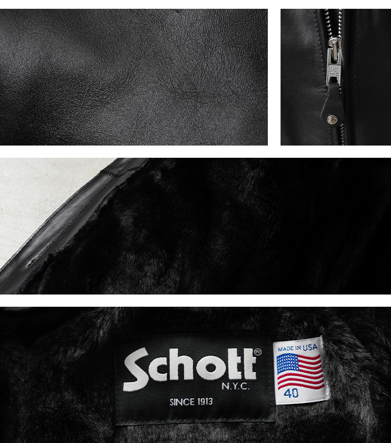 Schott ショット USA LINE 641 ステアハイド シングルライダース