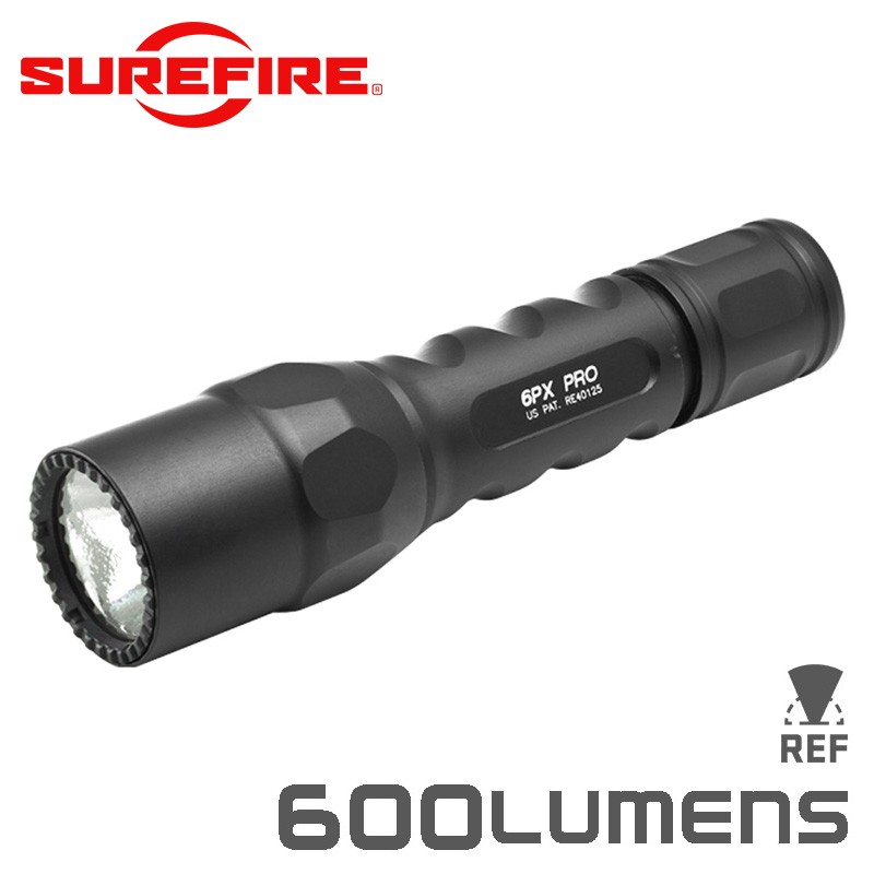 SUREFIRE シュアファイア 6PX PRO Dual-Output LEDフラッシュライト /  600ルーメン（6PX-D-BK）【クーポン対象外】【T】