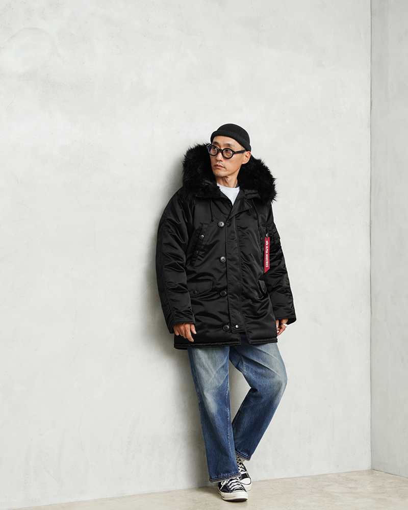 N-3B フライトジャケット ALPHA USA×WAIPER別注 サイズM Alpha Industries（アルファ・インダストリーズ） ALPHA アルファ