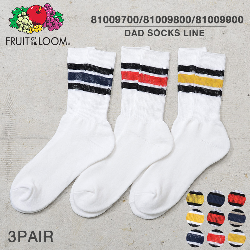 FRUIT OF THE LOOM フルーツオブザルーム C.FTL DAD SOCKS