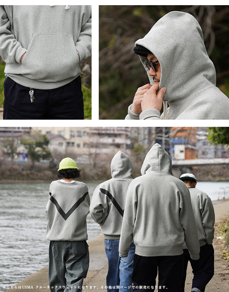 WAIPER.inc RESPECT FOR VINTAGE 88／12 FABRIC PREMIUM USMA クルー