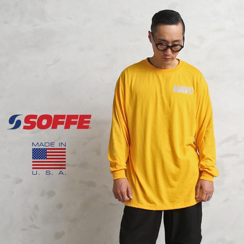 SOFFE ソフィー 968MNR 米軍仕様 U.S.NAVY トレーニング用 長袖Tシャツ