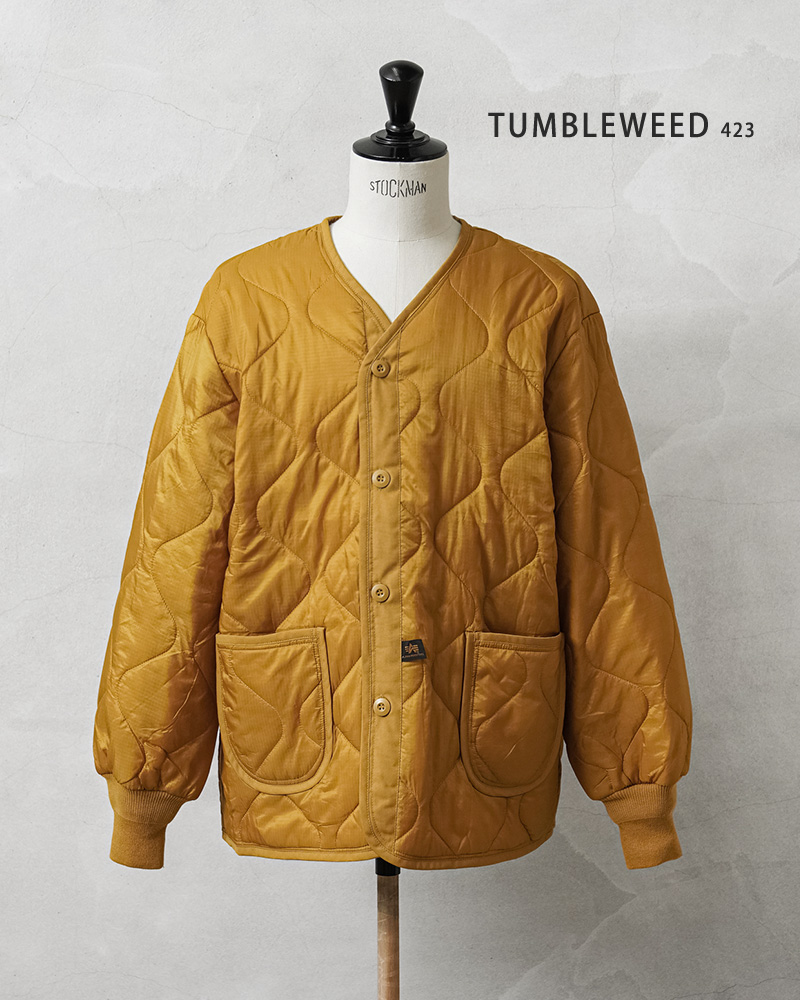 USGI実物 M-65 Golden製 x ALPHAライナー付 US-L Alpha Industries（アルファ・インダストリーズ） ALPHA アルファ