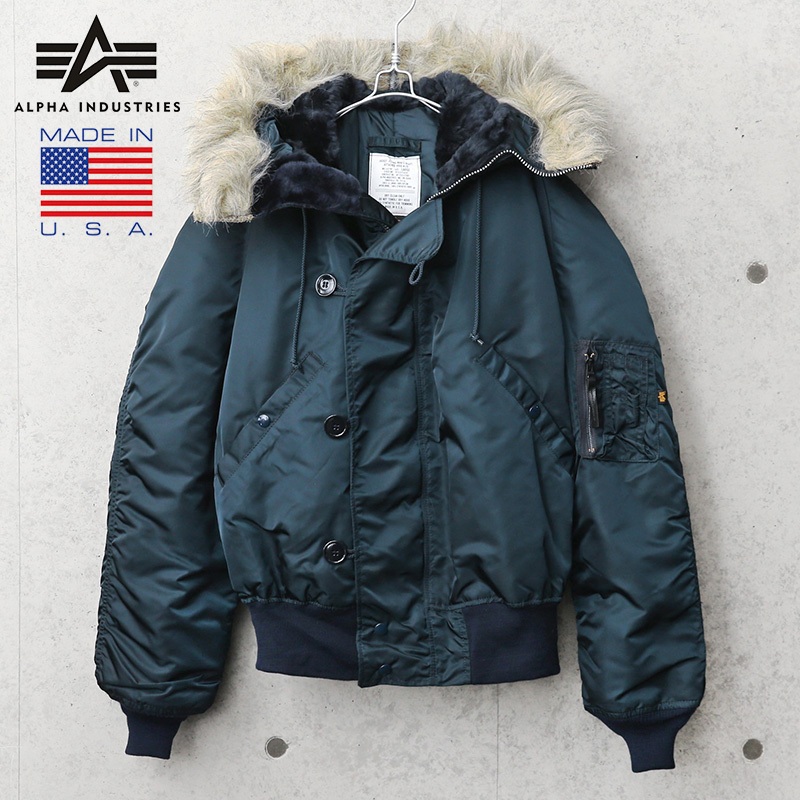 ALPHA アルファ デッドストック MADE IN USA N-2B フライトジャケット