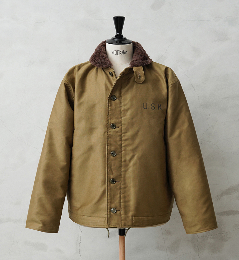 WAIPER.inc ワイパーインク 忠実復刻 米軍 U.S.NAVY N-1 デッキジャケット 後...