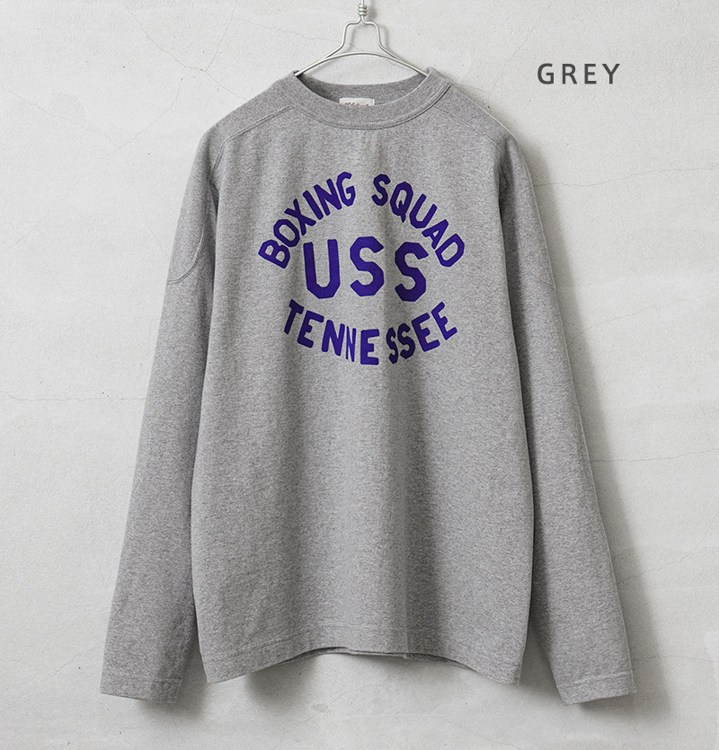 A.G.SPALDING&BROS エージースポルディング&ブロス SPL-AGS-243007 ARCHIVE L/S ロゴグラフィック フットボール Tシャツ 日本製【クーポン対象外】【T】