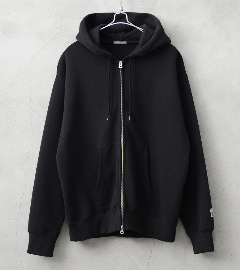 FIDELITY（フィデリティ） C-25775013 USA COTTON 1pt PATCH SWEAT ZIP