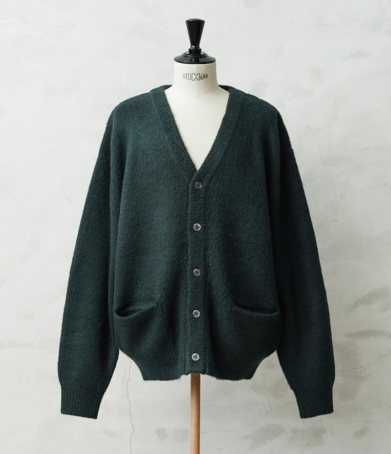 WAIPER.inc ワイパーインク モヘアニット カーディガン SOLID 無地