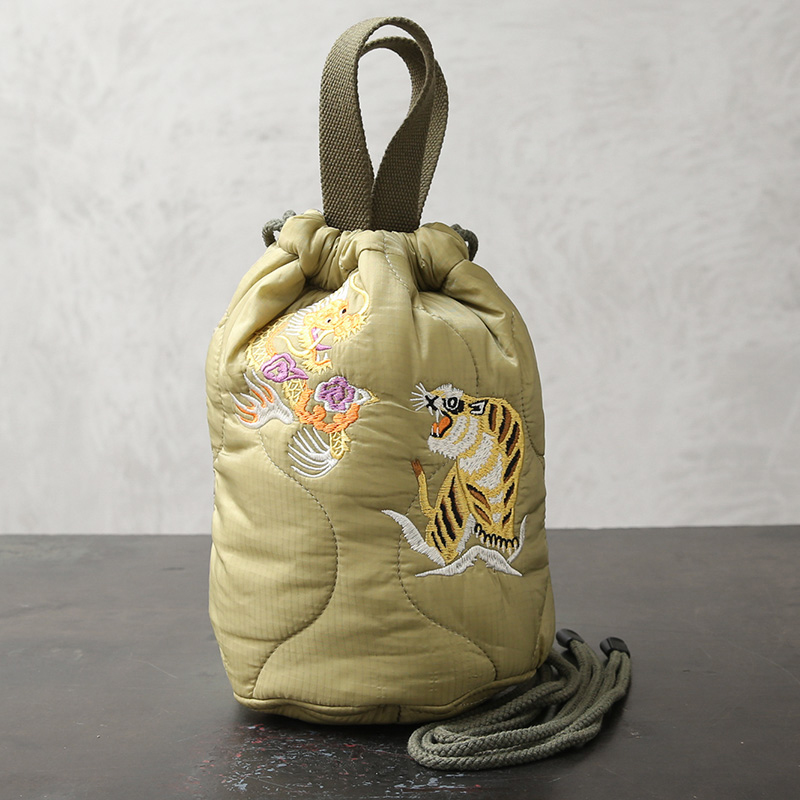 HOUSTON（ヒューストン） 6845 EMB QUILTING EFFECT BAG 刺繍