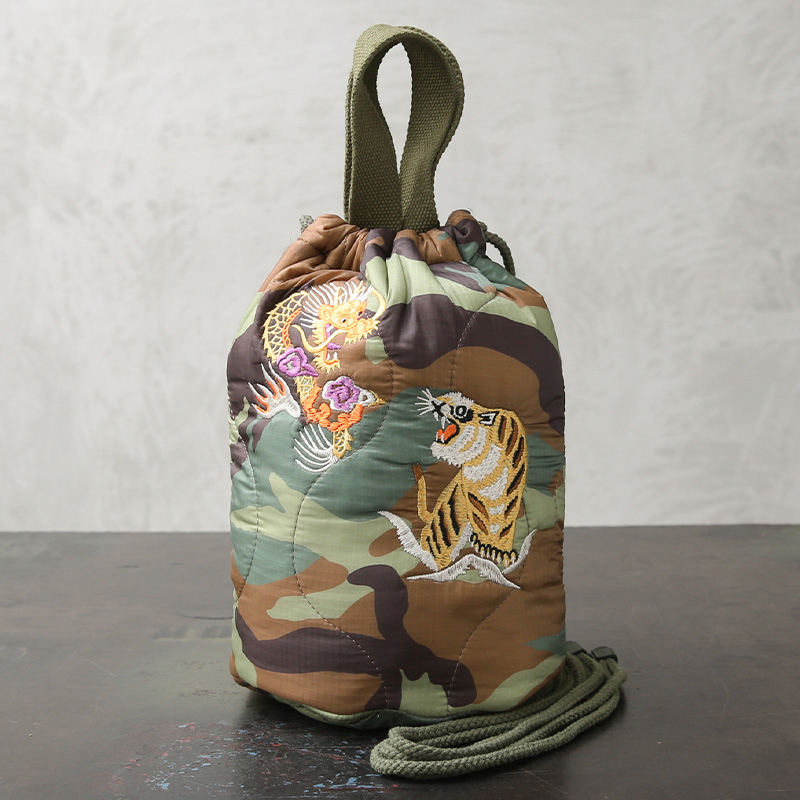 HOUSTON（ヒューストン） 6845 EMB QUILTING EFFECT BAG 刺繍