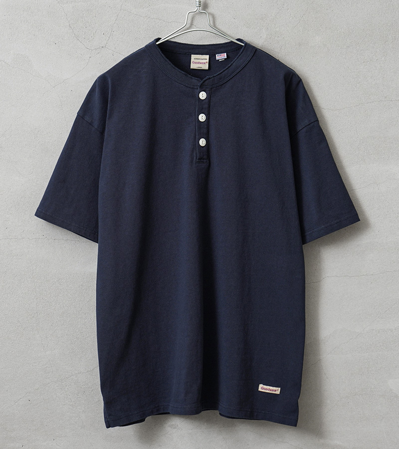 Goodwear グッドウェア 2W7-15201 USAコットン S/S ヘンリー
