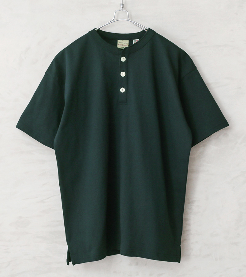 Goodwear グッドウェア 2W7-2522 USAコットン S/S ヘンリー