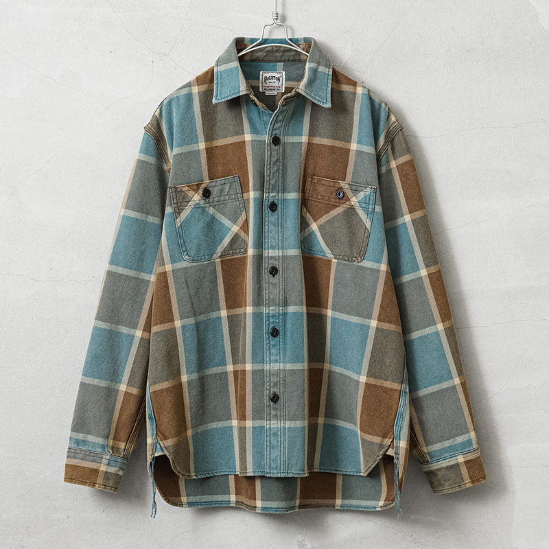 HOUSTON（ヒューストン） 41253VW VINTAGE CHECK VIYELLA SHIRT