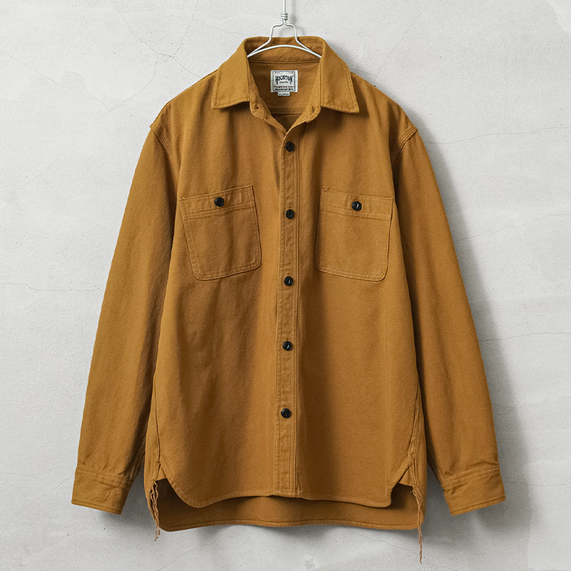 HOUSTON（ヒューストン） 41254 SOLID VIYELLA SHIRT ソリッド ビエラ