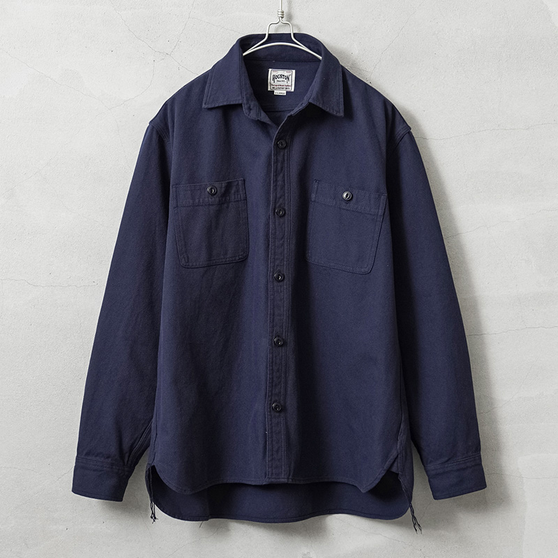 HOUSTON（ヒューストン） 41254 SOLID VIYELLA SHIRT ソリッド ビエラ