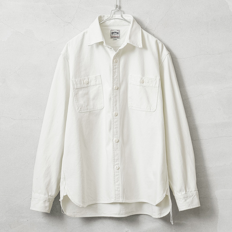 アトリエフランセ　シャツ HOUSTON（ヒューストン） 41254 SOLID VIYELLA SHIRT ソリッド ビエラ
