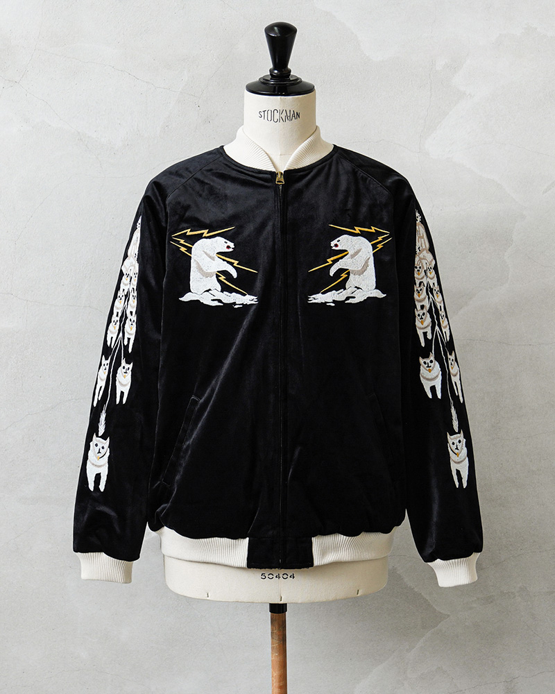 HOUSTON（ヒューストン） 51616 VELVETEEN SOUVENIR JACKET（ALASKA