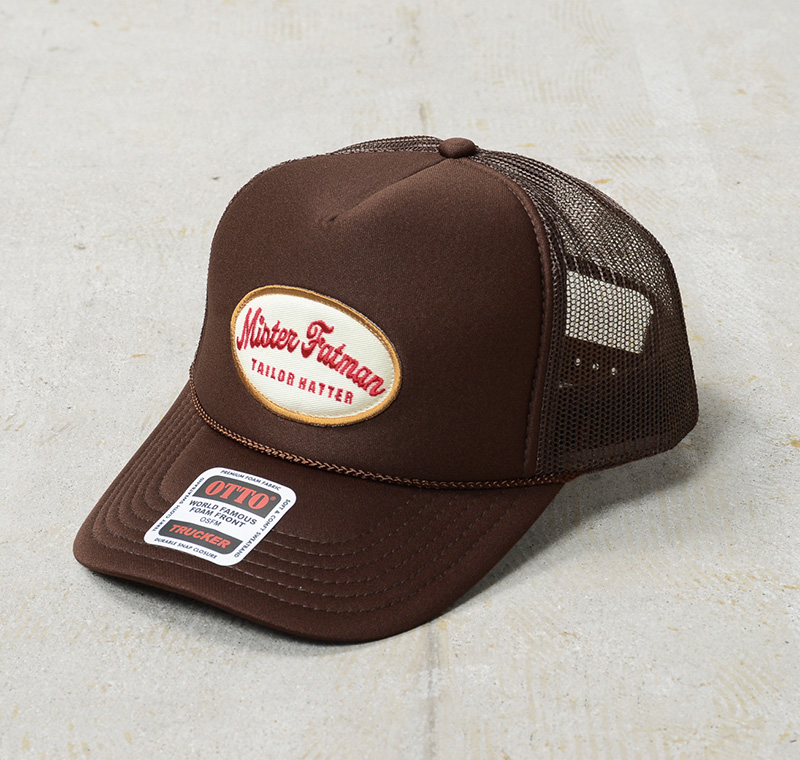 Mr.FATMAN WAPPEN MESH CAP メッシュキャップ　古着 Mr.FATMAN [-WAPPEN MESH CAP- BLACK size.M,L] - 【KNOCK】アン