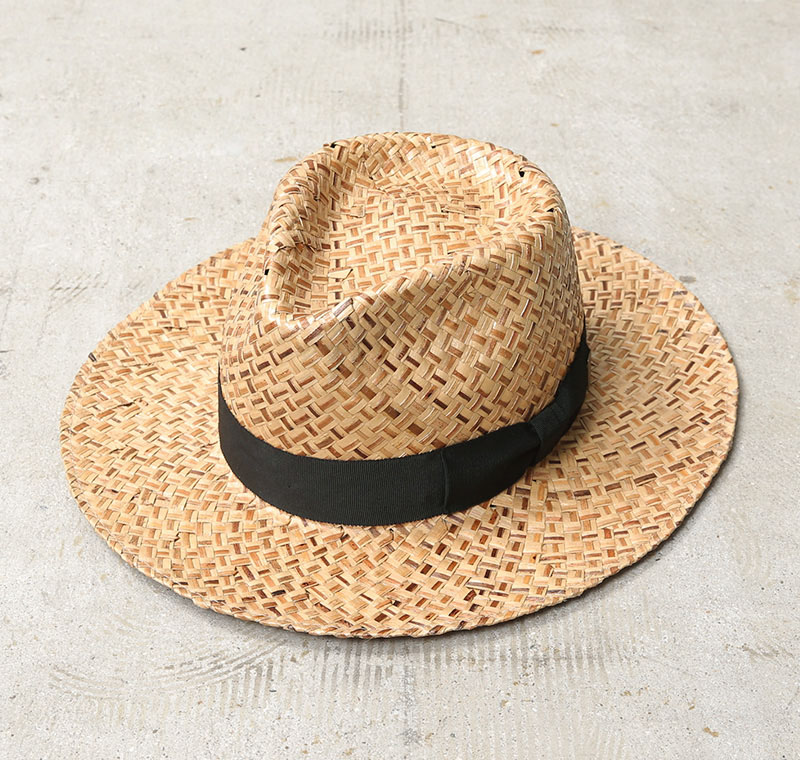 未使用品 Mr.FATMAN ファットハッター 天然草木100% ハット 麦藁 Mr.FATMAN ミスターファットマン 6261001 BIRDS EYE COCONUTS フェドラ