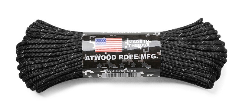 ATWOOD ROPE MFG. アトウッド・ロープ 7Strand 550Lbs パラコード 100フィート REFLECTIVE MADE IN  USA テント ロープ 紐 リフレクター【クーポン対象外】【T】 :atg020904109:ミリタリーショップWAIPER - 通販 -  Yahoo!ショッピング