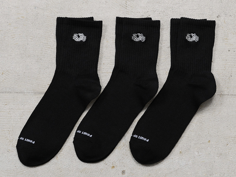 FRUIT OF THE LOOM（フルーツオブザルーム） Q.FTL 接触冷感 刺繍