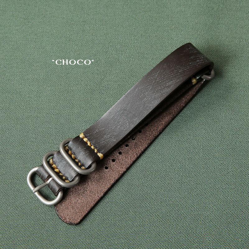 BARK OUTSIDERS バークアウトサイダーズ Genuine Nato Strap レザー NATOストラップ（腕時計用ベルト）日本製【クーポン対象外】【T】の画像