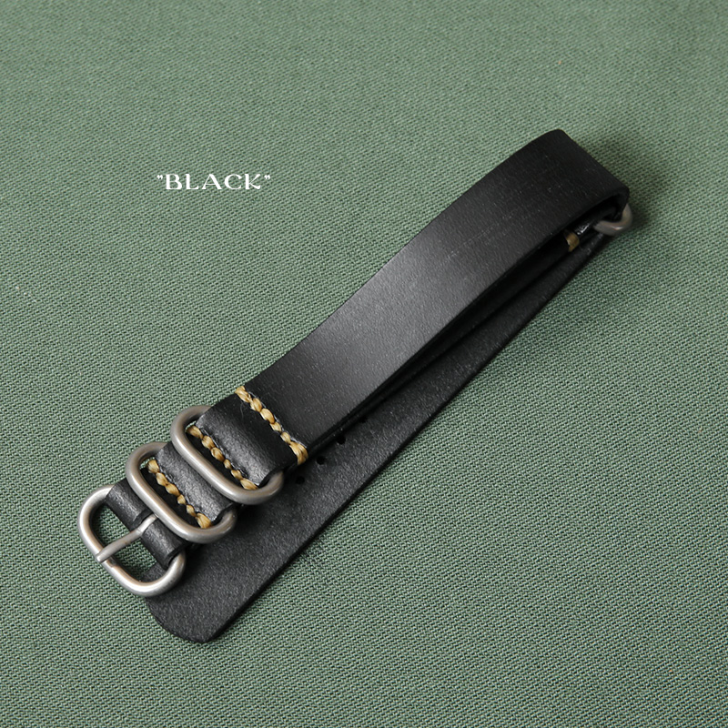 BARK OUTSIDERS バークアウトサイダーズ Genuine Nato Strap レザー NATOストラップ（腕時計用ベルト）日本製【クーポン対象外】【T】の画像