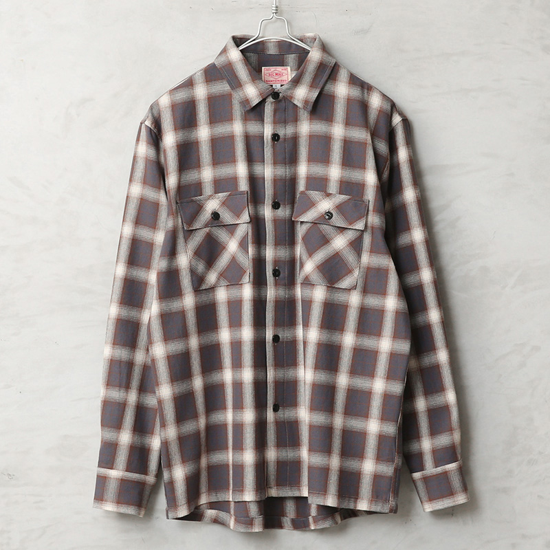 BIG MIKE(ビッグマイク) Light Flannel Shirts ライト フランネル L BIG MIKE(ビッグマイク) Light Flannel Shirts ライト フランネル L