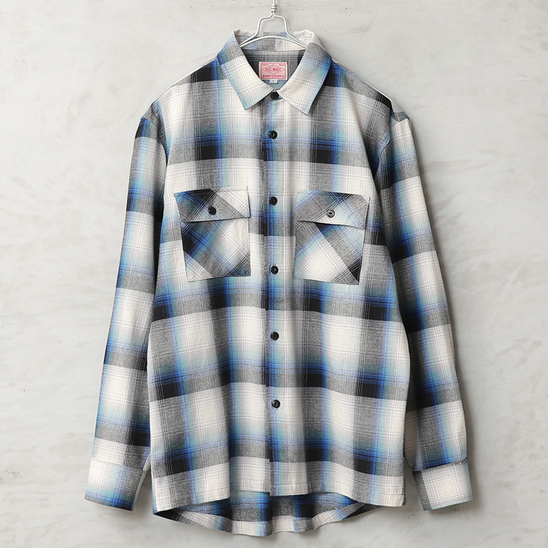 BIG MIKE（ビッグマイク） Light Flannel Shirts ライト フランネル L