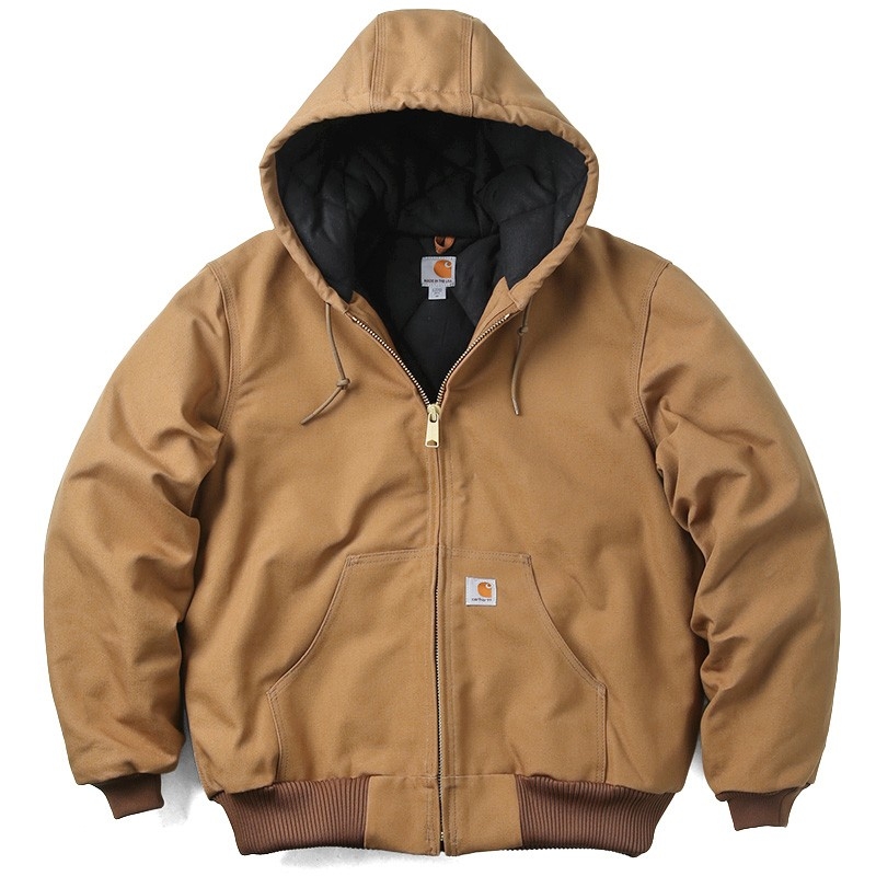 Carhartt J140 DUCK QUILTED FLANNEL-LINED アクティブジャケッ...