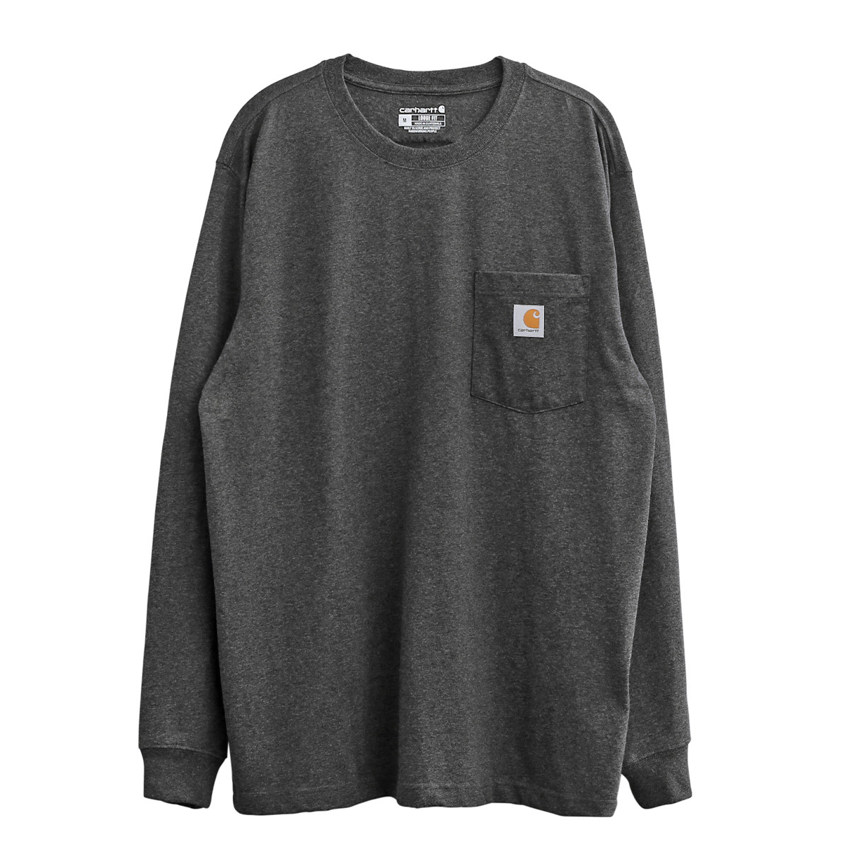 Carhartt カーハート CRHTT-K126 L/S WORKWEAR ポケットTシャツ ロンT ロング 長袖 無地 定番 ポケット付き ポケT  アメカジ ワーク ブランド【T】