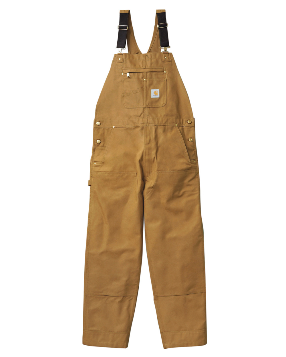 最新作お得USカーハートCARHARTT#R01ブラウンダックオーバーオール サロペット/オーバーオール