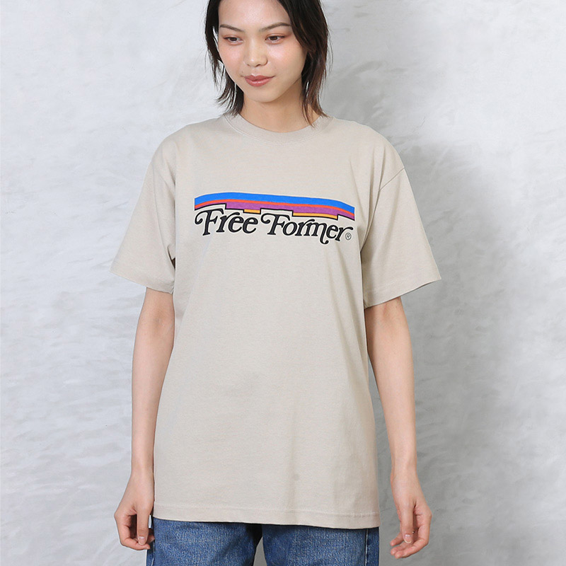 FREE FORMER フリーフォーマー FRFM-010 ショートスリーブ ロゴ Tシャツ【T】｜waiper｜02