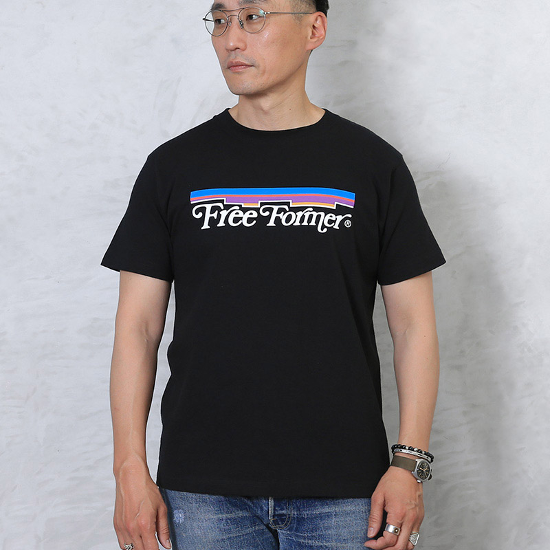 FREE FORMER フリーフォーマー FRFM-010 ショートスリーブ ロゴ Tシャツ【T】｜waiper｜04