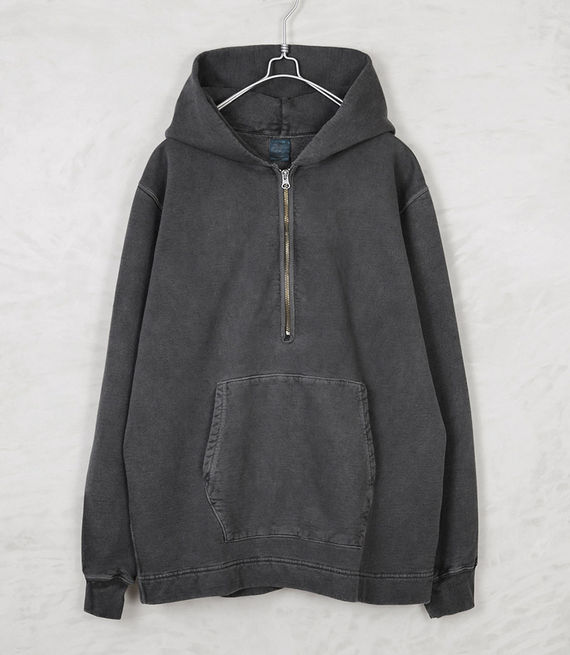 Good On グッドオン GOBW-1610 L/S Rough 1/2ジップ プルオーバー