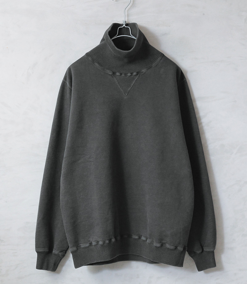 Good On グッドオン GOBW-2304 RIB NECK SWEAT リブネック スウェットシャツ 日本製 ハイネック タートルネック  トレーナー アメカジ【Sx】【T】