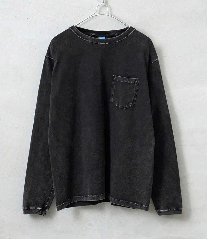 Good On グッドオン GOLT-1306VD L/S ポケット Tシャツ VINTAGE DY...