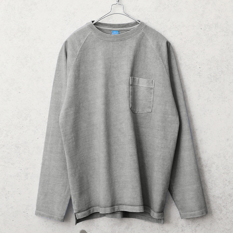 GOOD ON（グッドオン） GOLT-1805 L/S ヘビー ラグラン ポケットT