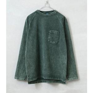 Good On グッドオン GOLT-1805VD L/S ヘビー ラグラン ポケットTシャツ VI...