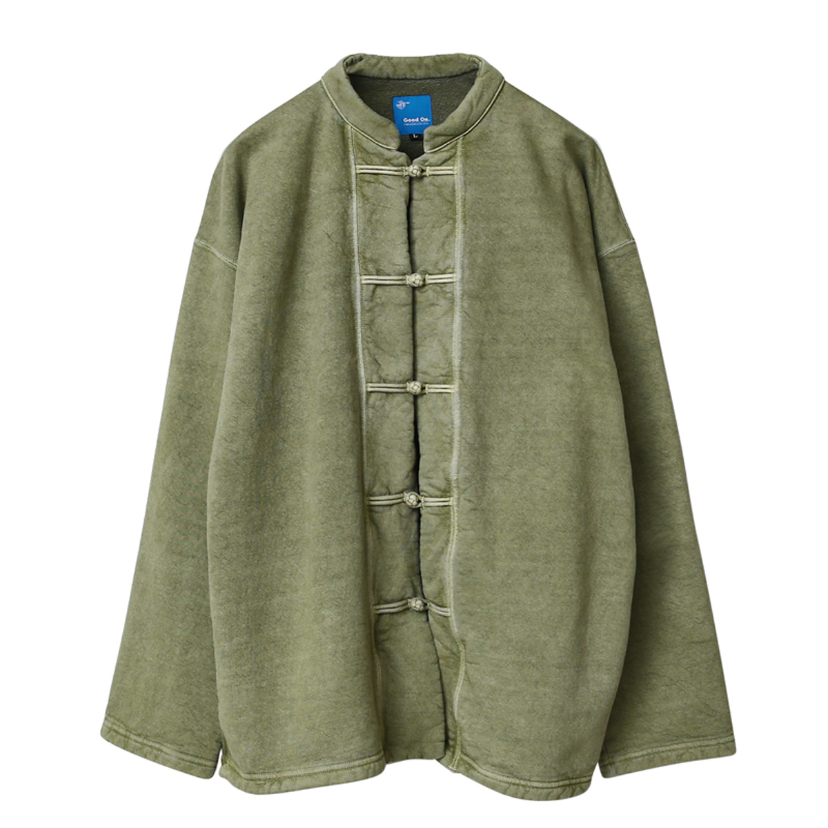 Good On グッドオン GOLT-2108 JEET SWEAT JACKET / ジート スウェット ジャケット 日本製 チャイナボタン ...