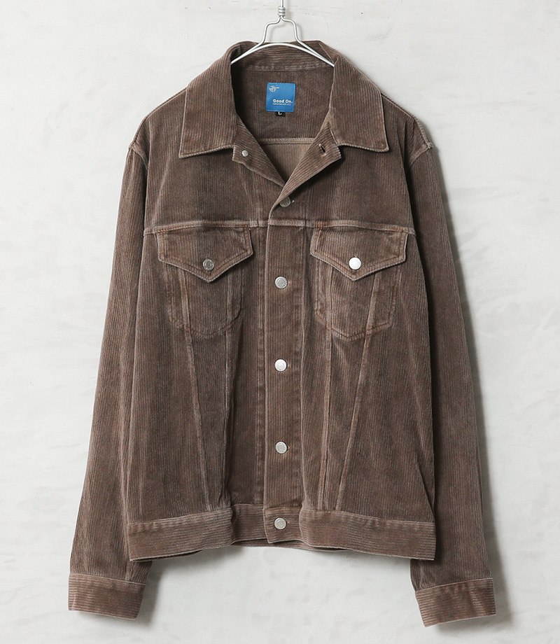 GOOD ON（グッドオン） GOLT2505 ニット コーデュロイ Gジャン 日本製