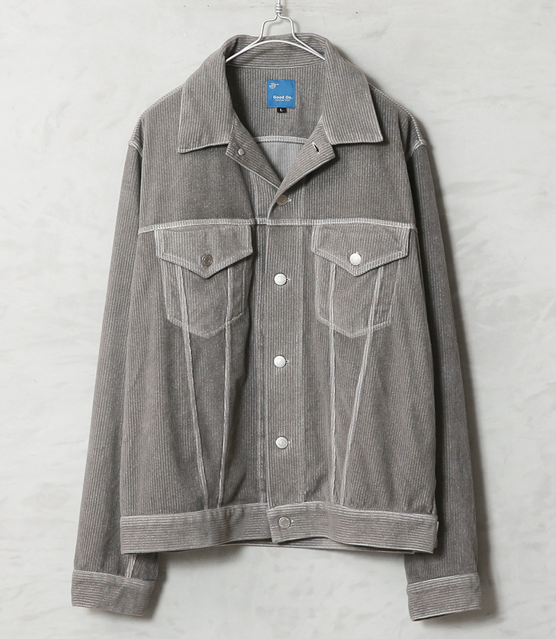 GOOD ON（グッドオン） GOLT2505 ニット コーデュロイ Gジャン 日本製