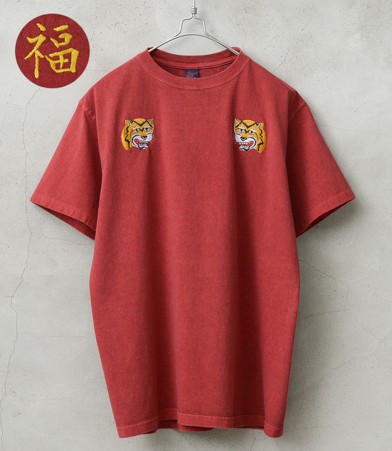 GOOD ON Good On グッドオン GOST2315 TORAFUKU EMB S/S クルー