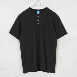 Good On グッドオン GOST-1102 S/S ヘンリーネックTシャツ 日本製 メンズ 半袖...