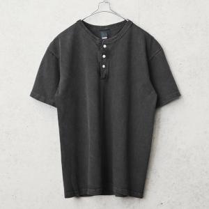 Good On グッドオン GOST-1102 S/S ヘンリーネックTシャツ 日本製 メンズ 半袖...